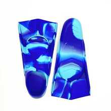 Comfortable Silicone Swim Fins  Adults-Suitable Size For Beginners In Swimming,Diving-Ideal For Training Water Activities - Blue L (39-41) - View 5
