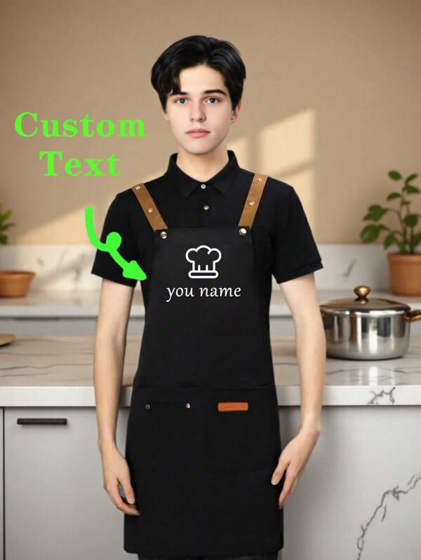 Custom Men's Aprons, Aprons For Father's Day, Father's Day Gifts, Custom Kitchen Apron,Gifts For Dads,Mother's Day Gifts,Gifts For Mom,Birthday Gift,Grilling Aprons, Custom BBQ Apron ,Daddy Ls Cooking