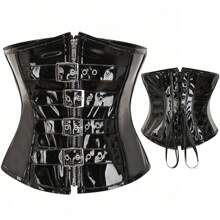 1pc Women's Zipper Front Shaping , Waist Cincher Corset Style Shapewear, Short Torso Slimming Outerwear, Suitable For Everyday Wear Women Corset Belt For Dress,Waist Trainer Waist-Shaping For Cinched Waist And Tummy Control