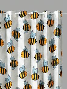 1 件条纹折叠门帘，无需钻孔，清新简约日式窗帘，适用于厨房、走廊、浴室、卧室，可悬挂窗帘杆 - 彩色 - 查看 4