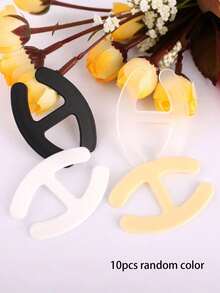 10 Stücke unsichtbare BH-Träger Clips, verstellbare Schulterträger Schnalle Verschluss für Kreuz-Rücken Unterstützung