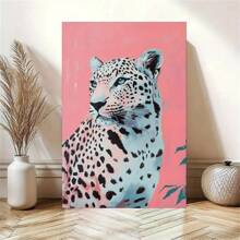 1 Pack Funky Pink Cheetah Print Posters Leopard Print Preppy Posters Modernist Cheetah Decorative Wall Art, IndoorOutdoor Use For Bedroom, Kitchen, Dorm, Classroom, Dining Room, Perfect Gift For Modern/Classic/Art Deco Style,No Frame