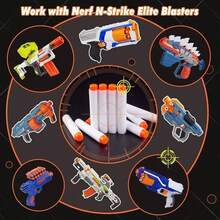 100pcs Refill Darts For Nerf N-Strike Elite Modulus Glow At Dark Bullets-White Party Gifts