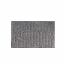 1pc Non-Slip Bathroom Mat, Thick & Dense Shaggy Chenille Microfiber Bathroom Rug, Machine Washable, Soft & Comfortable, Highly Absorbent, Suitable For Bathtub, Shower, And Bathroom