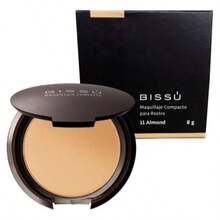 Base de maquillaje en polvo Bissú tono 11 almond maquillaje compacto cobertura uniforme maquillaje facial para todo tipo de piel portabilidad formato compacto acabado natural control brillo larga duración retoque rápido belleza profesional producto dermatológicamente probado piel saludable - Almond - Ver 3