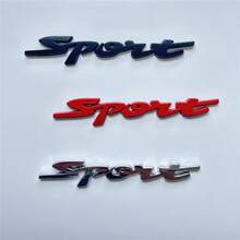 1pc Metal Car Badge "SPORT" Sticker, Applicable For Car Rear Trunk, Side Body Decoration Accessories - Multicolor - View 5