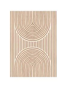 1 幅抽象画波西米亚风马蒂斯珊瑚线米色墙壁海报画廊艺术帆布画墙面印刷画客厅装饰家居装饰可选画框