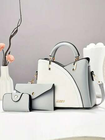 New Elegant Women Tote Bag Set, Classic Stylish Durable Practical Fashion Versatile Large Capacity Shoulder/Crossbody Bag For All Seasons