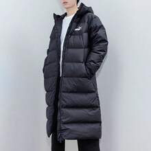 Chaqueta con capucha acolchada ligera para hombre Puma, chaqueta larga básica y casual, cortavientos, cálida y cómoda 67243501 - Negro - Ver 2