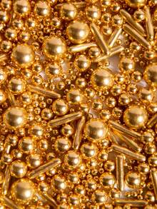 85g/3oz Glitter Sugar Pearls - Shinning Decorations Sprinkle For Cakes, Ice Cream Sundaes, Chocolate Truffles, Macarons, Cupcakes, Waffles, Donuts, Lollipops, Fondant, Dessert Tables | DIY Birthday/Wedding/Graduation/Retirement/Christmas/Valentine's Day Party Supplies | Non-Melting Sparkle Toppings For Bakeries, Home Baking,For Decoration Only. Not Edible