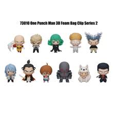 Crunchyroll 1PC ONE PUNCH MAN Officially Licensed Series Blind Bag Cute Cartoon Saitama Genos Garou Mystery Blind Box Random Keychain Figures Bag Clip Backpack Charm Key Pendant Decoration Anime Peripheral Collectibles Birthday Party Gifts Supplies - Multicolor - View 4