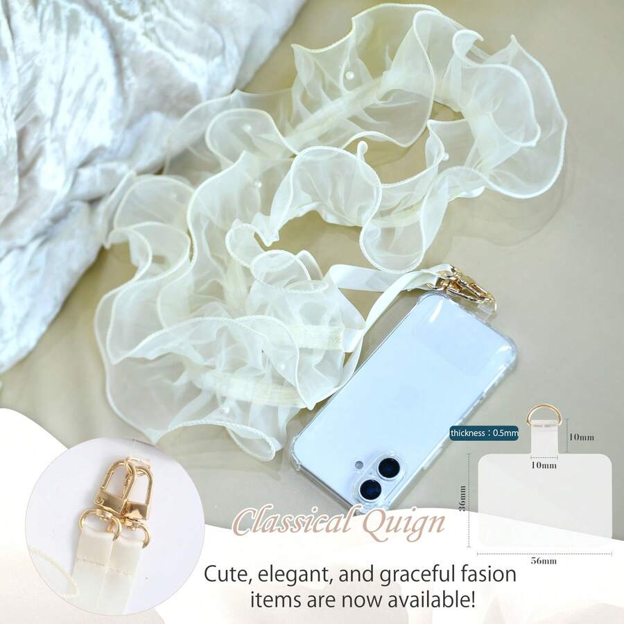 Curea de umăr reglabilă cu model floral, lungime 120 cm, pentru geantă, potrivită pentru telefon mobil universal, pentru femei