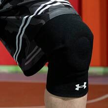 Under Armour 男女通用运动防护装备，跳绳训练，篮球，排球，健身器材，护膝 21620007-001 - 黑色 - 查看 5