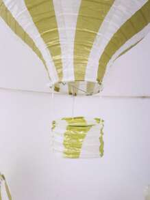 1 Stück, 30cm Papierlaterne Lampenschirm zum Selbermachen, Deckenaufhänger Dekoration für Partys, bunte Heißluftballon Hängedeko für Hochzeiten, Partys und Geburtstage - faltbare Papierlaterne, Weihnachten