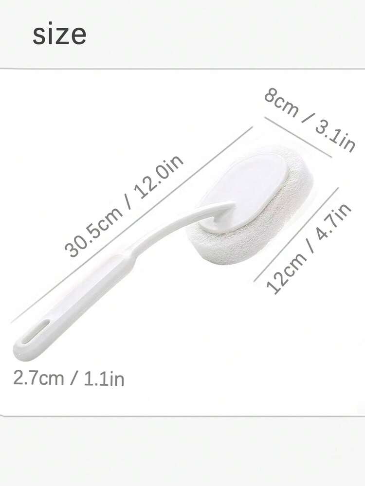 1 pieza Esponja de limpieza multifunción, cepillo de esponja para el baño, herramienta de limpieza, cepillo suave para restregar para la limpieza del hogar, práctico cepillo desincrustante para la cocina - Multicolor - Añade 2