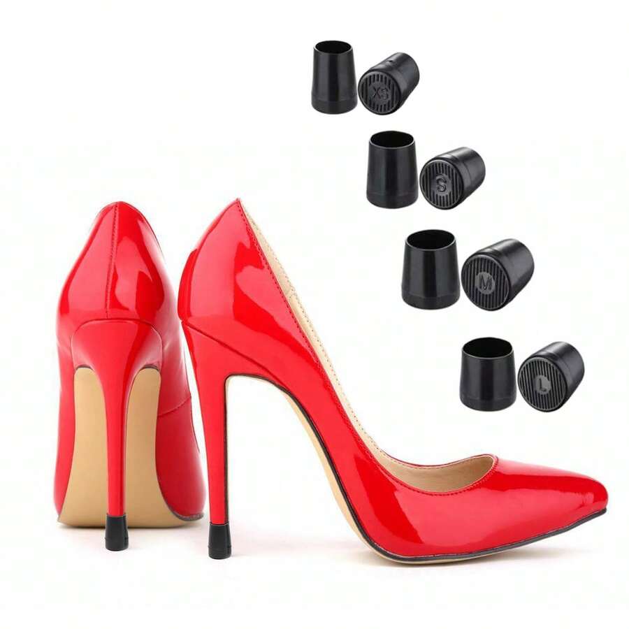 2 件高跟鞋替换保护套，高跟鞋保护防滑鞋帽，适用于婚礼、比赛、场合和户外活动
