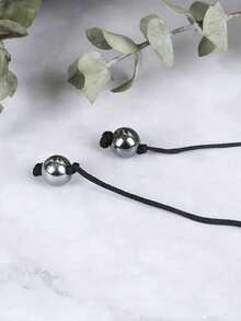 1 Stück Obsidian Halskette - eleganter Glücksbringer Talisman aus Naturstein, ideal für den täglichen Gebrauch und zum Verschenken
