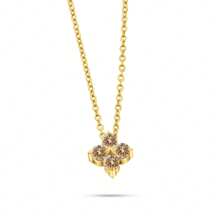 Colar Elegante Feminino de Moissanite Colorido e Deslumbrante, Incrustado com Quatro Moissanites Coloridos - Joias Femininas Ideais para Noivado e Casamento, Presente Perfeito para Dia dos Namorados, Páscoa, Dia das Mães, Ação de Graças e Natal