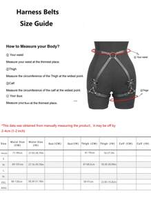 Thigh Straps Women's PU Leather Lingerie Sling Gothic Waistband Hip Belt, Holiday, Party Accessory For Women Valentine's Day Gift