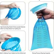 27-Pack Leak-Proof Portable Vomit Bags - Comfortable Travel Sickness Bags For Morning Sickness, Car Vomiting, Deodorant Nausea Bags - Durable, Suitable For Adults & Pregnant Women - Household Cleaning Essentials - Multicolor - View 5