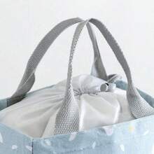 1pc Large Capacity Insulated Picnic Camping Beach Fresh Food Lunch Dinner Bag, Portable Outdoor Lunch Box With Stylish Design