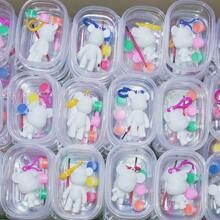 Juego de 1/3 piezas Oso de fluido Graffiti DIY, llavero de oso de fluido de dibujos animados, materiales de artesanía DIY, juguetes en blanco de graffiti pintados a mano, adecuado como obsequio de fiesta, recompensa en el aula, accesorio colgante (color de accesorio aleatorio), Regreso a la escuela, Útiles escolares