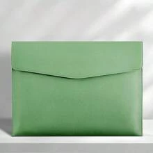 1 Stück minimalistischer Business-Stil Kunstleder Umschlag Dokumentenmappe, weiche Textur, kann Dateien, Handy, Tablets aufnehmen, geeignet für Geschäftsleute, Büromitarbeiter, Studenten, für Büro, Studium, Geschäftsreise Verwendung Schulmaterial, Rückkehr zur Schule