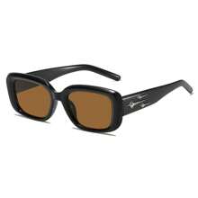 1pc Retro Square Meteor Fashion Glasses, Fashion Street Style Shades For Summer Beach Vacation,Outdoor,Travel Preppy Style For Back To School