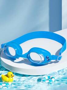 2副/套 儿童卡通泳镜，小镜框，防水防雾高清专业泳镜，男女通用，泳帽套装，潜水装备