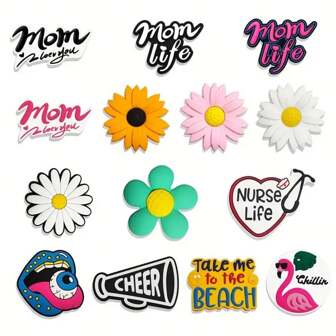 Fashionable Floral Bogg Beach Bag Charm - Lightweight Stylish Handbag & Backpack Accessory Fashionable Design Suitable For Women Beach Accessories Beach Essentials Vacation