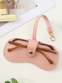 1pc Glasses & Lipstick Storage Bag, Sunglasses Pouch, Portable Eyeglasses Case, Travel Sunglasses Protective Cover For Fall Home Decor For Travel Storage Bag,Makeup Bag,Cosmetic Bag,Vacation Organizer,Large Capacity Makeup Organizer Makeup Case, For Lipstick, Brush, Skincare, Mobile Phone, Coin, Small Items, For Home,Gift,Vacation And Festival Halloween Christmas Multifunctional Use,Boho Vibes