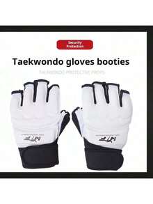Full Set Adult Taekwondo Hand & Foot Protectors, Training & Competition Protective Gear - Multicolor - View 12