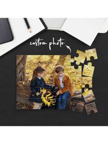 1PC, Custom Photos, Personalized Puzzles, 35-1000PC DIY Personalized Photos, Party Gifts, Anniversary Gifts, Teachers' Day Back-To-School Season, Graduation Season, Summer And Autumn Family And Friend Gifts, Room Decoration Items, Party Decorations, Wedding Decorations,Kids,Gala Night