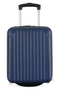 R.Leone Maleta Trolley Equipaje de Mano 40x30x20cm Wizzair Vueling 2 Ruedas ABS 288 - Verde Oscuro - Ver 3