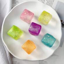 2/4/8/16 Stück langsam steigende Quetsch-Stresslinderungswürfel, Teigdruckball - weiche Fidget-Spielsachen für Büro, Klassenzimmer, Fokus-Party-Geschenke, Strumpfhalter, Osterkorb-Füllungen, sensorische Dehnung für Erwachsene (3cm/1,18 Zoll)