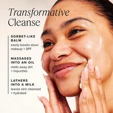 Farmacy 卸妆膏 - 绿色清洁防水卸妆膏 + 油性洁面乳 - 温和去角质双重洁面乳 - 从膏状变成乳状泡沫 - 12mL - 查看 3