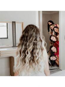 Bộ 18 dây buộc tóc Scrunchies cho phù dâu kèm 6 kẹp tóc vuông, 6 băng đô, 6 kính hình trái tim, quà tặng dễ thương cho tiệc cưới, tiệc trở lại trường, ngày lễ tình nhân, ngày của mẹ, lễ tốt nghiệp - Nhiều màu - Xem 7