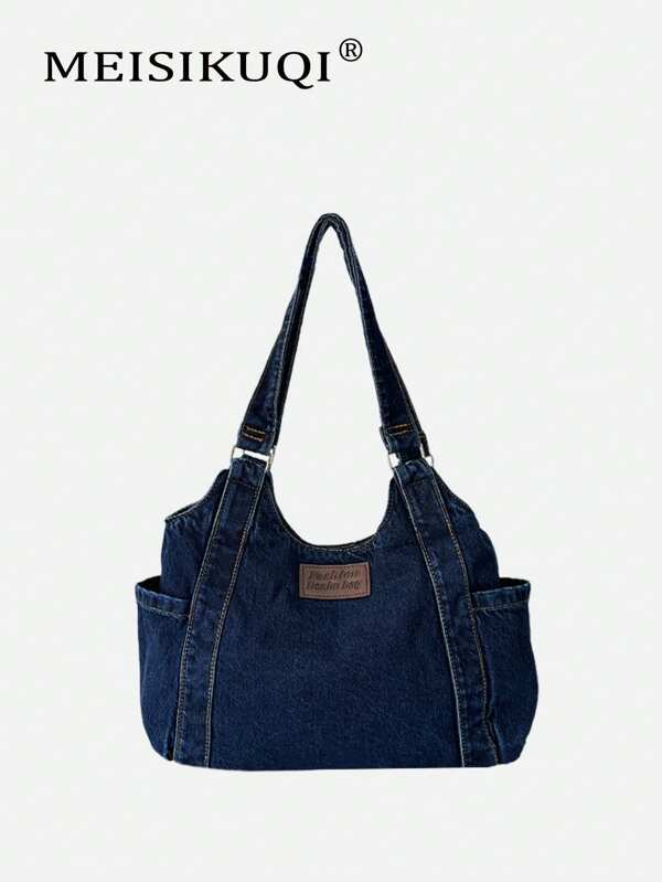 2025 Neuankömmling, kleine Charge gewaschene Segeltuch Umhängetasche mit doppelten Seitentaschen, geeignet für Schlüssel, Lippenstift, passend für Pendeln, Einkaufen, Dates, lässige Alltagsnutzung mit entspanntem Sitz