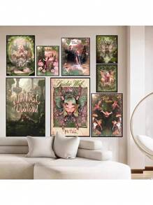1pc Singer Canvas Painting Wall Pictures Decor Printing Perfect Gift As Living Room Bedroom Office Bar Club Wall Decoration Gifts Birthday Graduation Optional Frame ,Wall Art With Frame