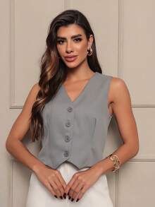 Women Tops - Xám - Xem 4