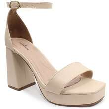 MODARPE Women's Platform Sandal With Thick Heel 10cm M64 - 米色 - 查看 2