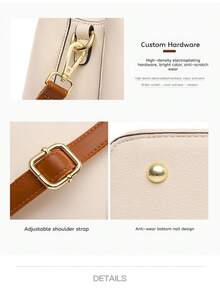 Women's Handbag Texture Fashion Hundred Commuter Bag Large Capacity Tote Shoulder Bag - White - View 6