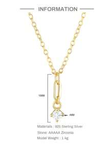 1Pc 925 Sterling Silver Necklace For Women Luxury Style Stackable Necklace Perfect For Daily Wear Bridal Jewelry Fine Jewelry