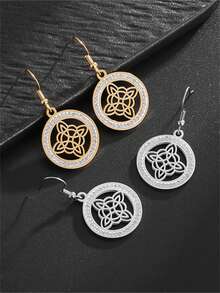 2 Stück neue Mode Irisch Keltischer Hexenknoten Ohrringe für Frauen, Hypoallergen, Lässig Charm Schmuck - Hexenknoten Ohrringe - Übersicht 10