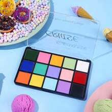 Pinturas corporales de Halloween UCANBE de 15 colores, pintura facial para carnaval y teatro.