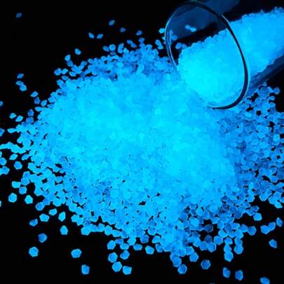 1000 piezas Piedras luminosas que brillan en la oscuridad, grava para decoración de jardín, camino, césped, acuario, pecera, decoración del hogar DIY de 3-5mm