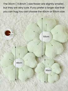 1pc Flower Throw Pillow, Floral Shaped Decorative Cushion For Bed, Sofa, Bedroom Decor, Lovely Daisy Accent Pillow For Dorm, Floor Seat Cushion, Spring Gift For Family And Friends