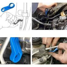 Juego Herramientas Desconexion Kit Extraccion de liberación rápida Automatica de la manguera del calentador  Linea Combustible Auto 7 Piezas Ac Vmingo Mexico - Azul - Ver 4