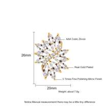 1 paire de boucles d'oreilles pendantes en cubic zirconia cubique élégantes pour femmes, convenant aux occasions formelles, au mariage