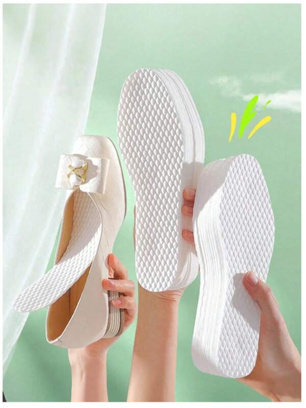 5/10 Pairs Disposable Natural Wood Pulp Shoe Insoles, Thin Breathable Sweat-Absorbing Soft & Comfortable For Men & Women